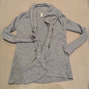 White + Warren Open Front Cashmere Cardigan Sweater